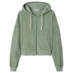 Femme American Vintage Sweats*Sweat Zippé Bobypark Coton Bio |