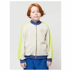 Sale Bobo Choses Sweat Zippé Coton Bio Eponge Shadow | Gris