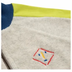 Sale Bobo Choses Sweat Zippé Coton Bio Eponge Shadow | Gris