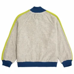Sale Bobo Choses Sweat Zippé Coton Bio Eponge Shadow | Gris