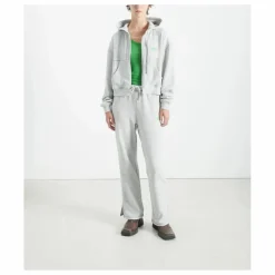 Discount American Vintage Sweat Zippé Evona | Gris chiné clair