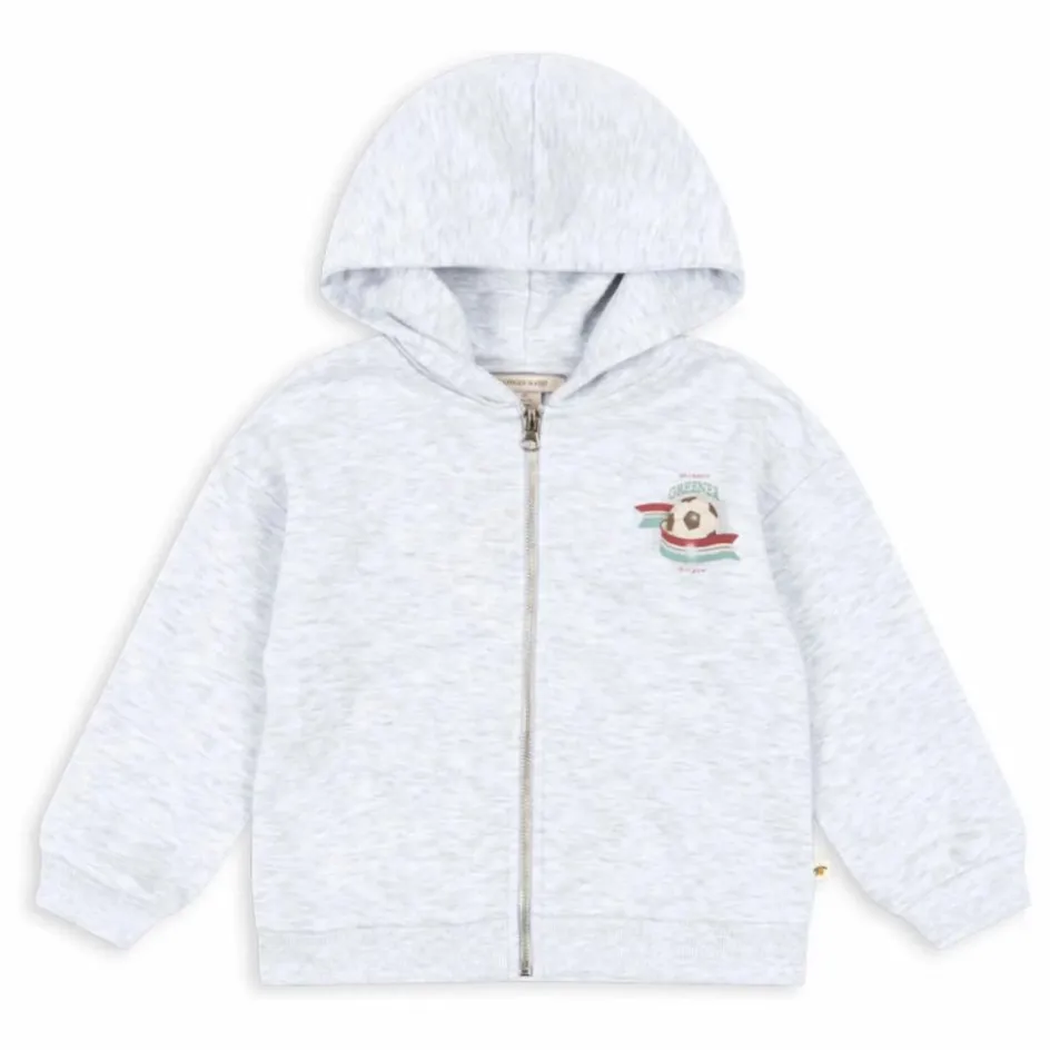 Enfant Konges Sløjd Sweats|Sweats*Sweat Zippé Lou Coton Bio |