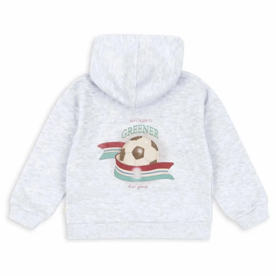 Enfant Konges Sløjd Sweats|Sweats*Sweat Zippé Lou Coton Bio |