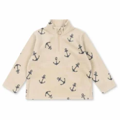 Online Konges Sløjd Sweat Zippé Polaire Tavi Arches Fibres Recyclées | Beige