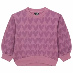 Online Hundred Pieces Sweatshirt col rond AOP KISS | Violet