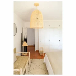 Cosydar Système électrique, rosace en raphia || Luminaires