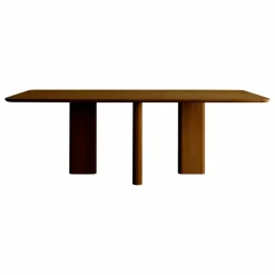 Outlet Gabrielle Paris Table à diner rectangulaire finition Joe | Teck