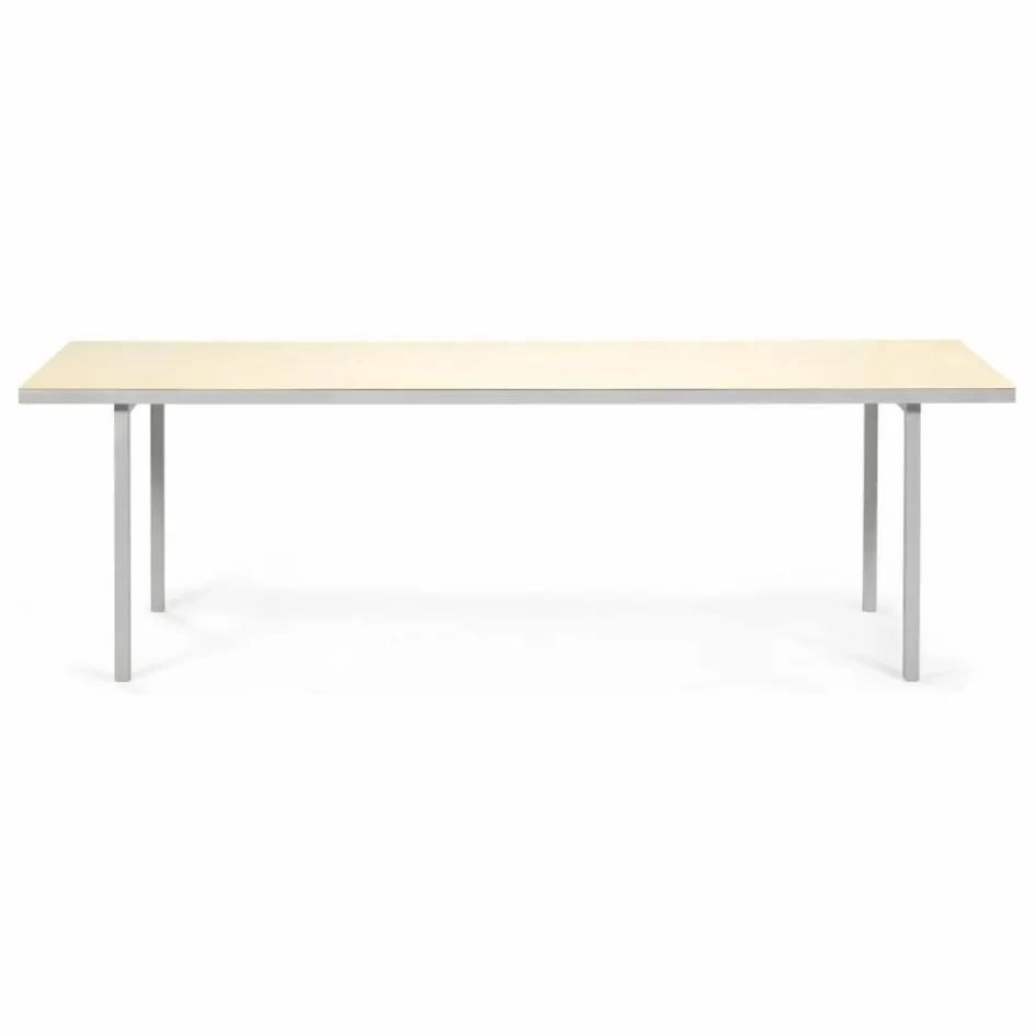 New Valerie Objects Table à dîner Alu, Muller Van Severen | Ivoire