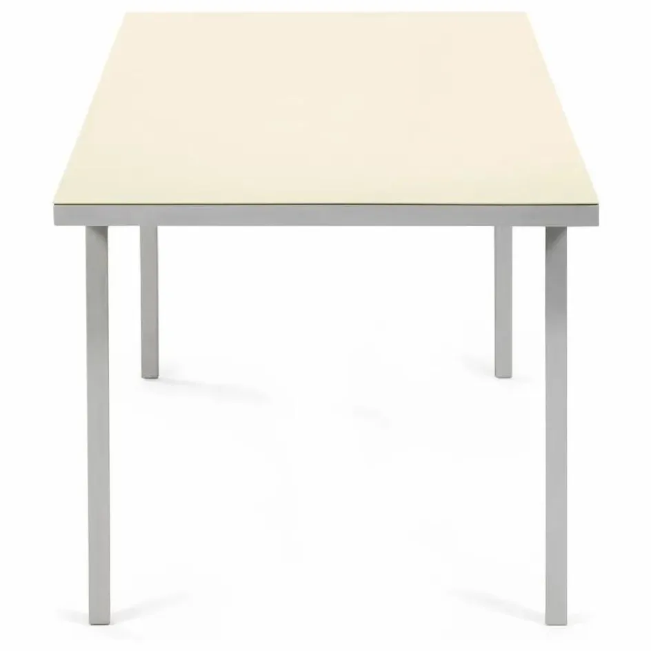 New Valerie Objects Table à dîner Alu, Muller Van Severen | Ivoire