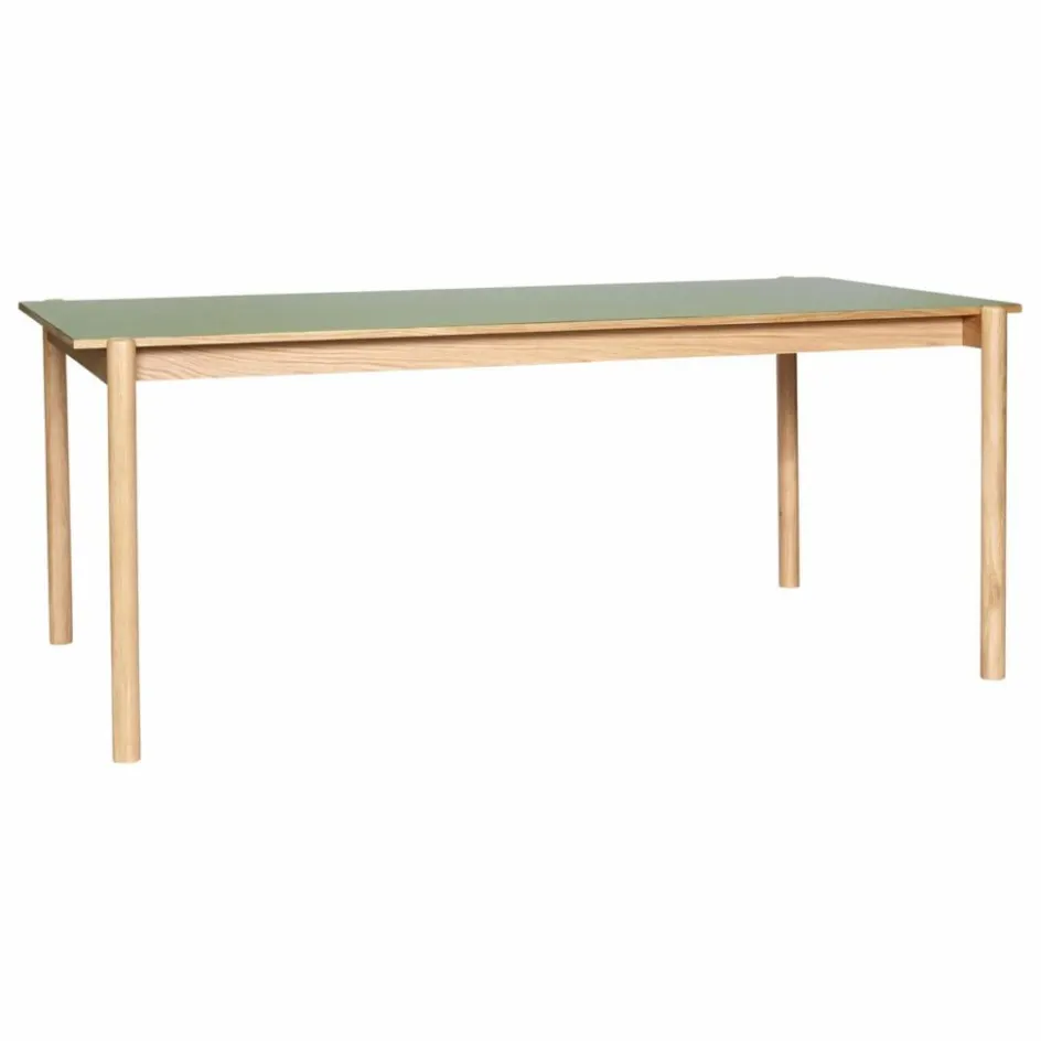 Hübsch Table à manger en chêne Oblique || Tables, Bureaux