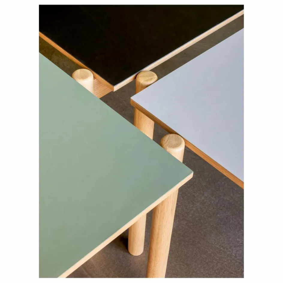 Hübsch Table à manger en chêne Oblique || Tables, Bureaux