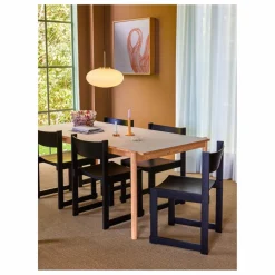 Hübsch Tables, Bureaux*Table à manger en chêne Oblique |