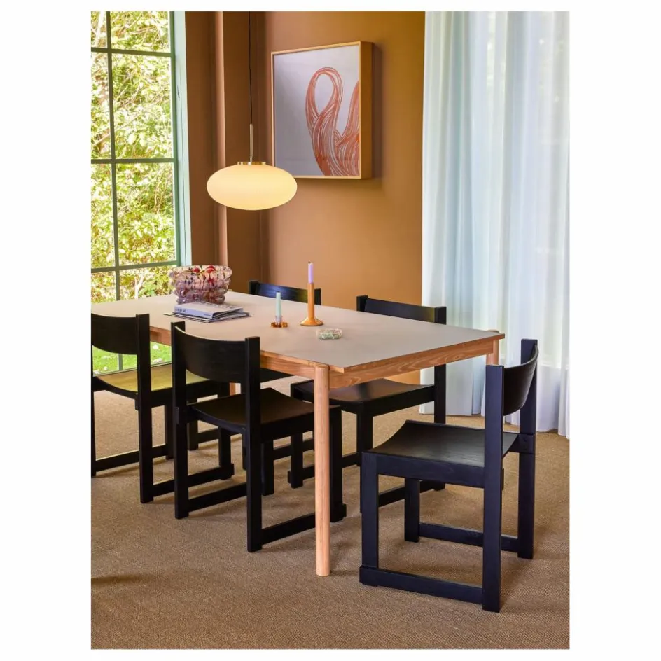 Hübsch Tables, Bureaux*Table à manger en chêne Oblique |