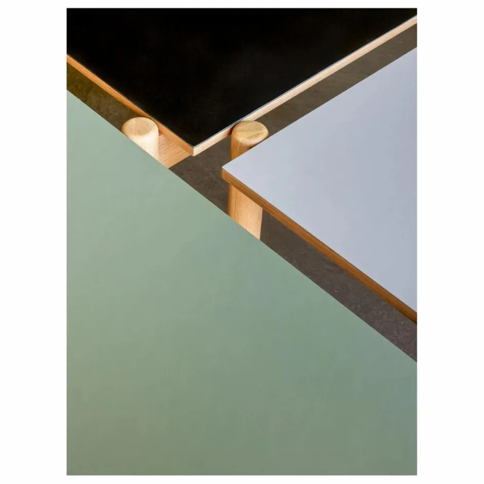 Hübsch Tables, Bureaux*Table à manger en chêne Oblique |