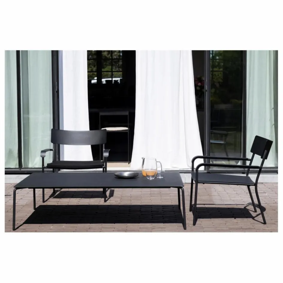 Serax Table basse August outdoor | Noir
