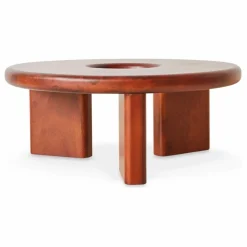 HKliving Table basse en bois Conversation| Tables, Bureaux