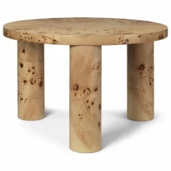 Ferm Living Tables, Bureaux*Table basse en loupe de peuplier Post