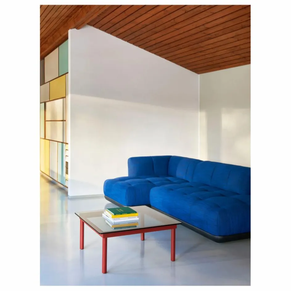 Sale Table basse en verre Kofi, pietement en chêne | Tables, Bureaux