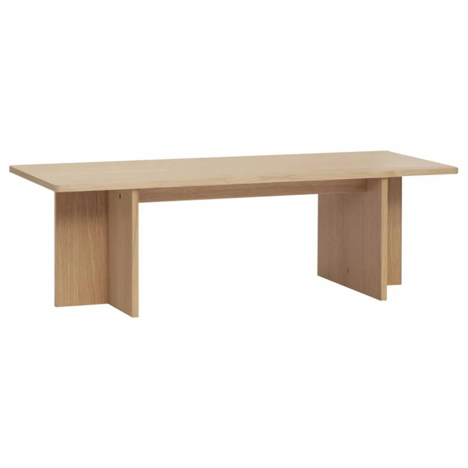 Hübsch Table basse rectangulaire en bois FSC | Chêne