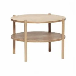 Hübsch Table basse ronde en FSC| Tables, Bureaux