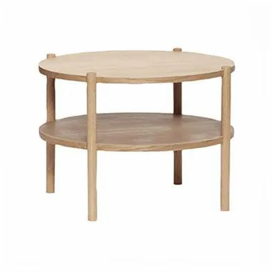 Hübsch Table basse ronde en FSC| Tables, Bureaux