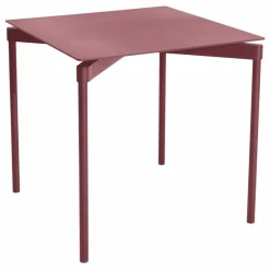 Hot Petite friture Table carrée Fromme outdoor - 4 personnes | Rouge Brun