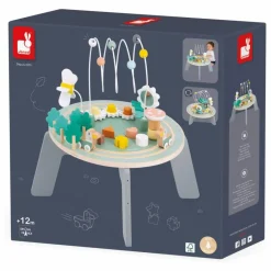 Janod Table d'activités Le Jardin| Jouets D'Éveil|Jouets D'Éveil