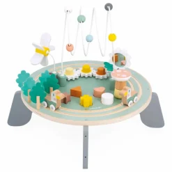 Janod Table d'activités Le Jardin| Jouets D'Éveil|Jouets D'Éveil