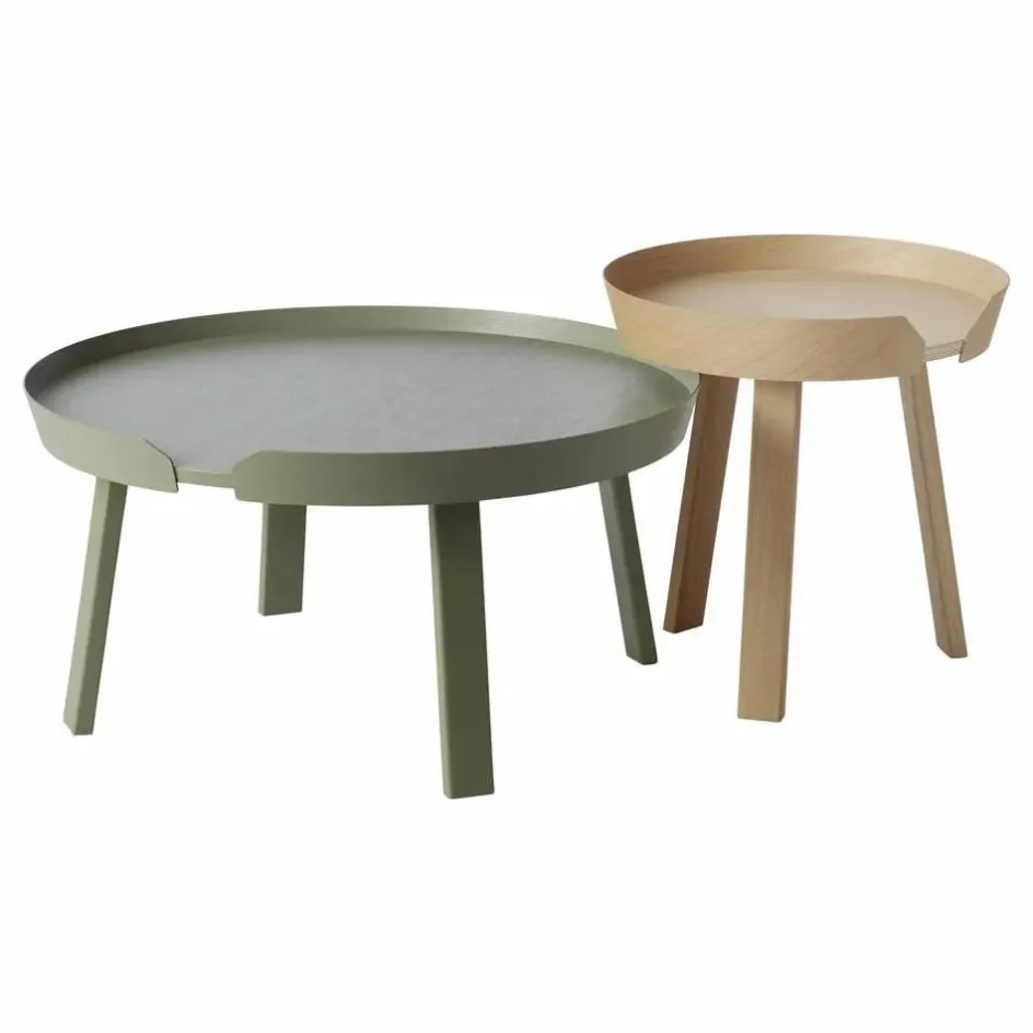 Outlet Muuto Table d'appoint Around coffee | Vert pâle
