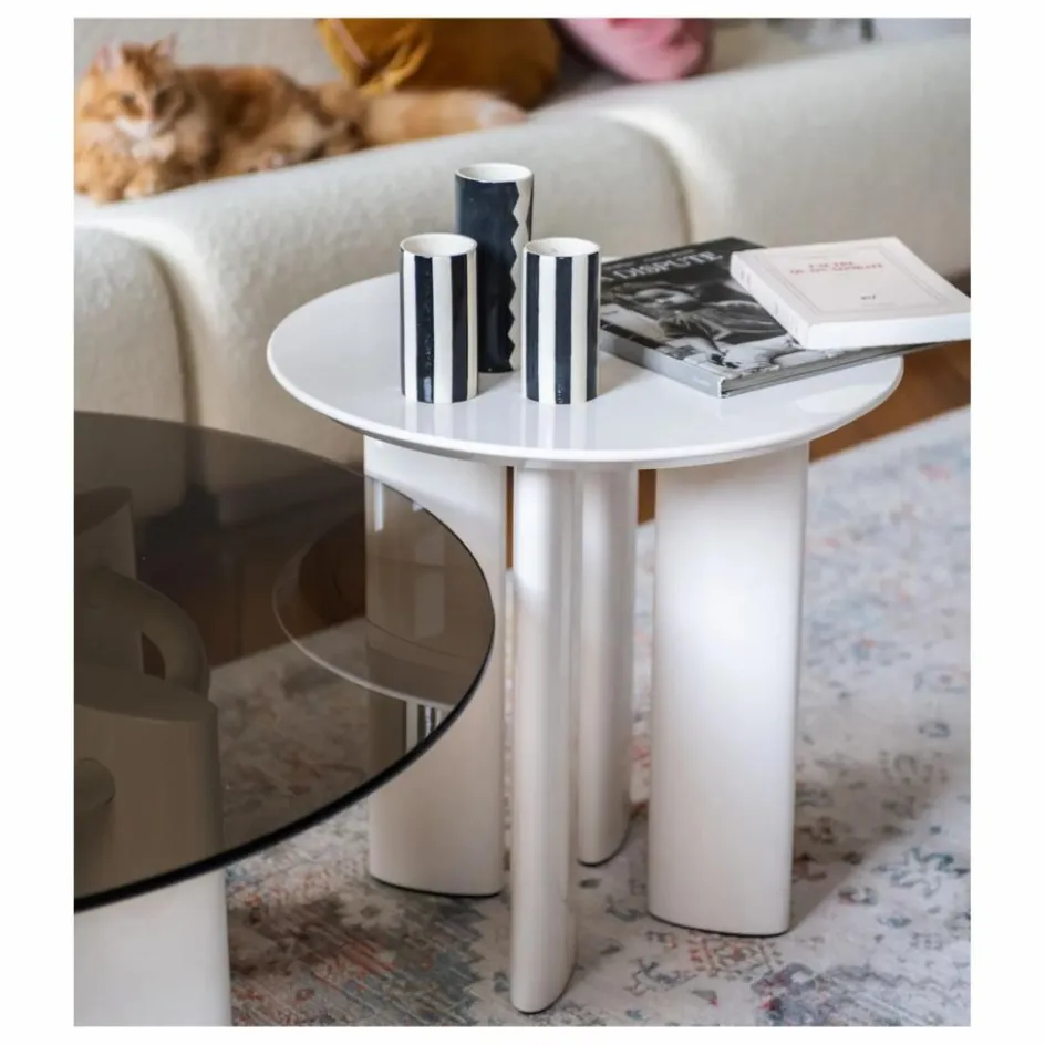 Online Table d'appoint Carlotta en hêtre laqué | Tables, Bureaux