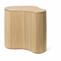 Ferm Living Table d'appoint de rangement Isola en rotin| Tables, Bureaux|Lits, Tables De Chevet