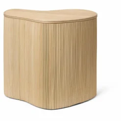 Ferm Living Table d'appoint de rangement Isola en rotin| Tables, Bureaux|Lits, Tables De Chevet