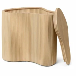 Ferm Living Table d'appoint de rangement Isola en rotin| Tables, Bureaux|Lits, Tables De Chevet
