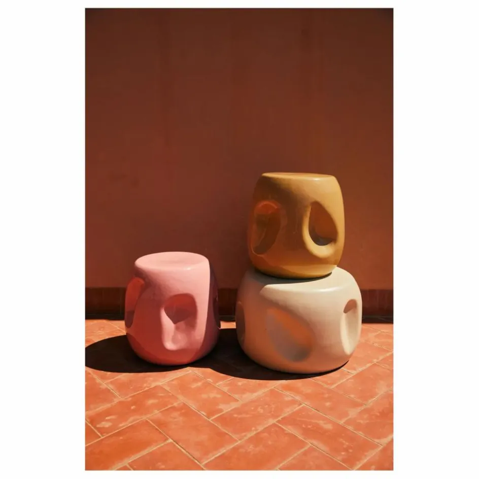 Hot HKliving Table d'appoint en céramique | Rose