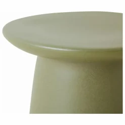 New HKliving Table d'appoint en faïence | Vert kaki