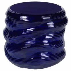 Best Broste Copenhagen Table d'appoint en grès | Bleu foncé