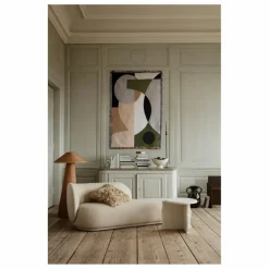 Ferm Living Table d'appoint Mineral en marbre de Bianco Curia || Tables, Bureaux|Lits, Tables De Chevet