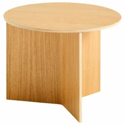 Discount Table d'appoint Slit ronde en bois | Tables, Bureaux