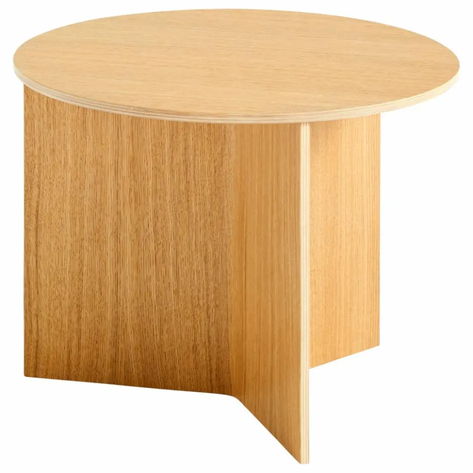 Discount Table d'appoint Slit ronde en bois | Tables, Bureaux