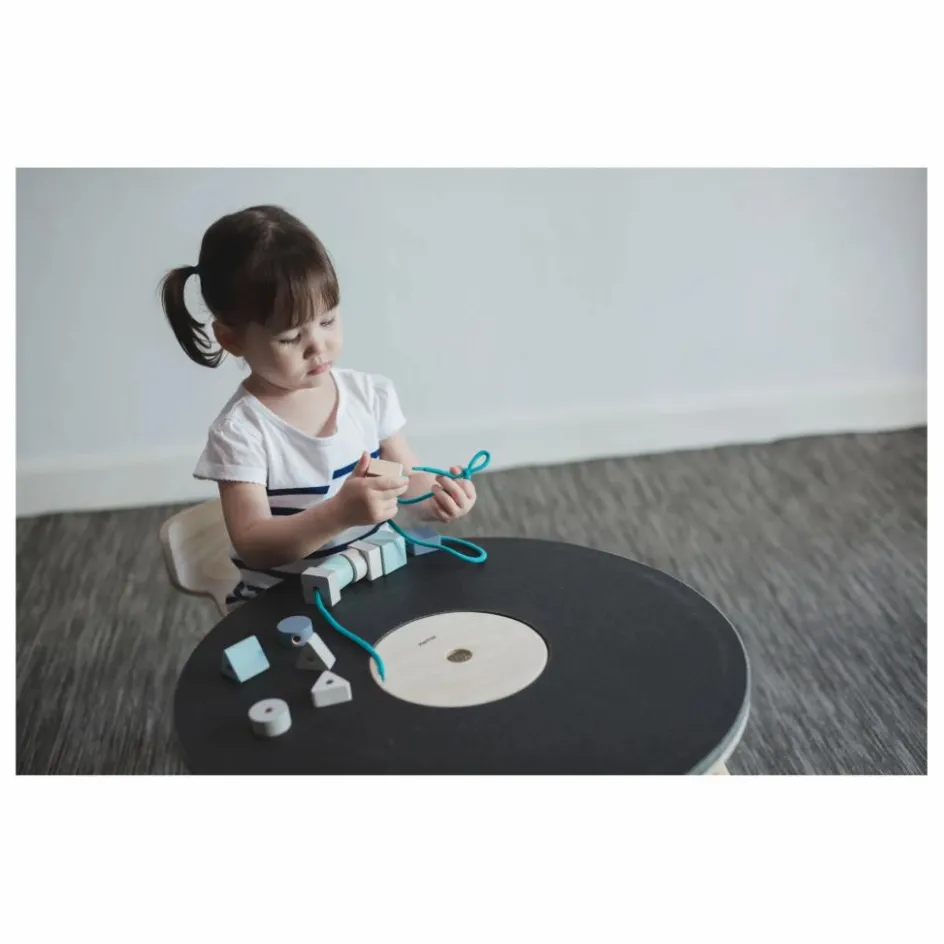 New Table de jeu en bois d'hévéa et plateau en planwood Enfant Bureaux, Tables Enfant