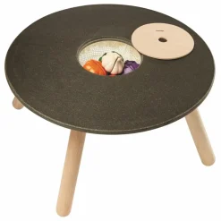 New Table de jeu en bois d'hévéa et plateau en planwood Enfant Bureaux, Tables Enfant