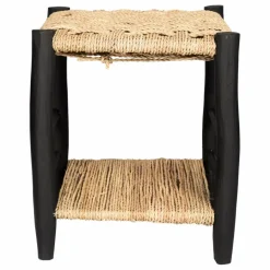 Sale Table de nuit en bois peint et palme | Tables, Bureaux|Lits, Tables De Chevet