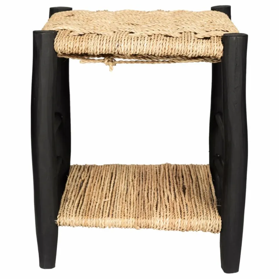 Sale Table de nuit en bois peint et palme | Tables, Bureaux|Lits, Tables De Chevet