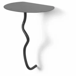 New Ferm Living Table de nuit murale Curvature | Noir