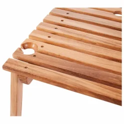 Clearance Business & Pleasure Co. Table de plage en teck Naturel