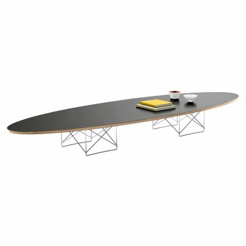 Discount Vitra Table Elliptical ETR - Charles & Ray Eames | Noir