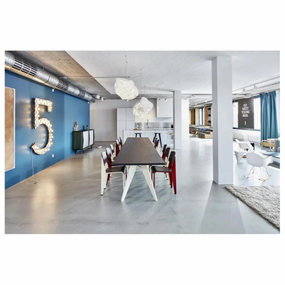 Best Table EM - piètement Écru - Jean Prouvé | Tables, Bureaux