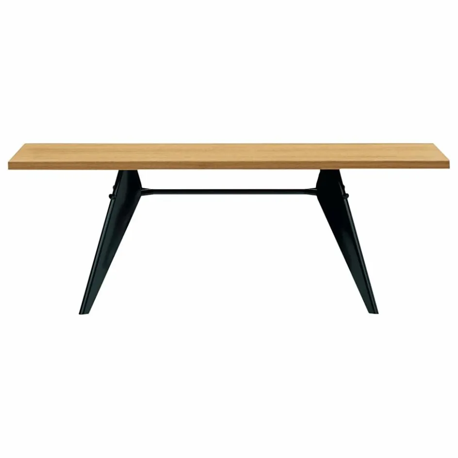 Vitra Tables, Bureaux*Table EM - piètement noir - Jean Prouvé |