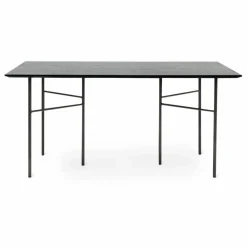 Ferm Living Table rectangulaire Mingle en bois FSC, pieds métal || Tables, Bureaux