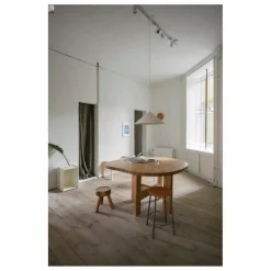 Hot Frama Table ronde irrégulière Farmhouse en bois | Chêne